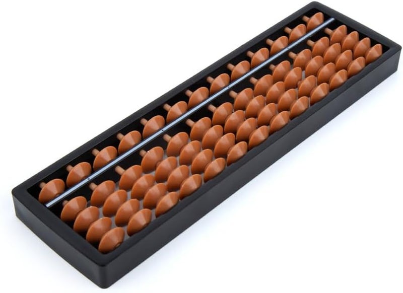 Daiso 13-Digit Abacus – Classic Calculation Tool, Multicolor - Image 2